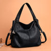 Middle-aged Mommy Bag Vintage Cowhide Handbag