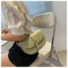 Textured Messenger Bag Women's Saddle Bag
