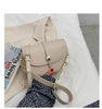 Textured Messenger Bag Women's Saddle Bag