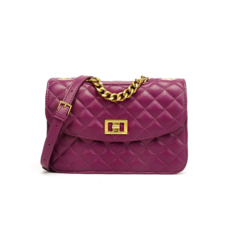 Fashion One-shoulder Messenger Bag Net Celebrity All-match High-end Diamond Chain Bag