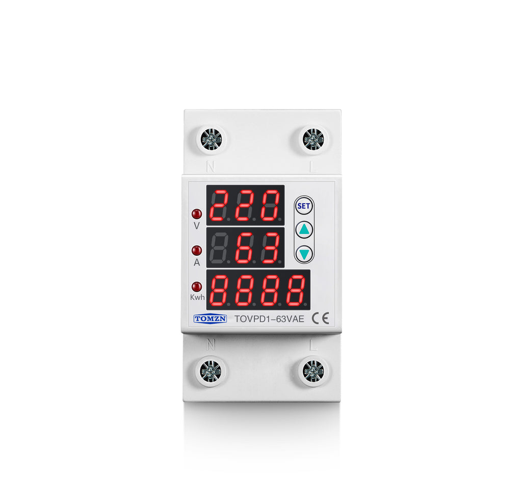 Din Rail Adjustable Over And Under Voltage Protective