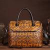 The New First Layer Cowhide Fashion Hand-polished Color Women's Retro Handbag