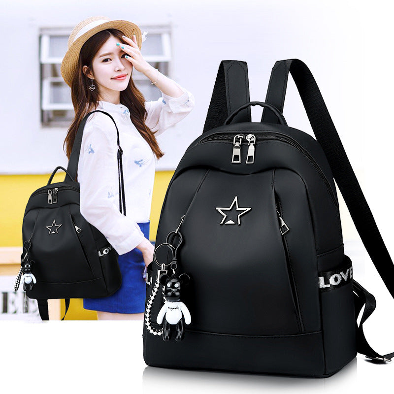 Oxford Cloth Casual School Bag All-match Fashion Lady Backpack Fashion Female Bag