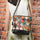 Leather Ladies Messenger Bag Stitching Color Bucket Type