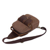 Men's Shoulder Canvas Bag Chest Bag Retro Men's Bag