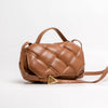 Ladies Casual Leather One-shoulder Diagonal Bag Solid Color