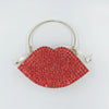 Lip Bag Metal Diamond-studded Handbag Dinner Bag