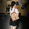 All-match Retro Fashion One-shoulder Double-shoulder Map Female Bag