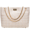 Fashion Simple One-shoulder Woolen Tote Bag
