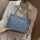 Fashion Simple One-shoulder Woolen Tote Bag