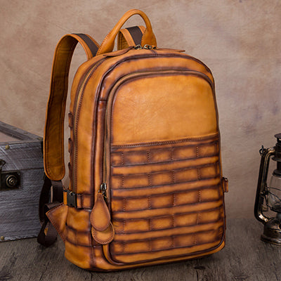 Men's backpack men's backpack men's leather