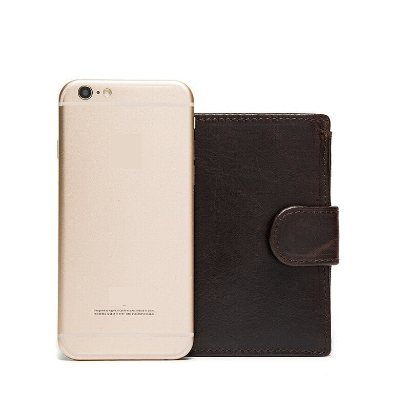 Short cowhide wallet