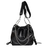 Pleated portable shoulder bag