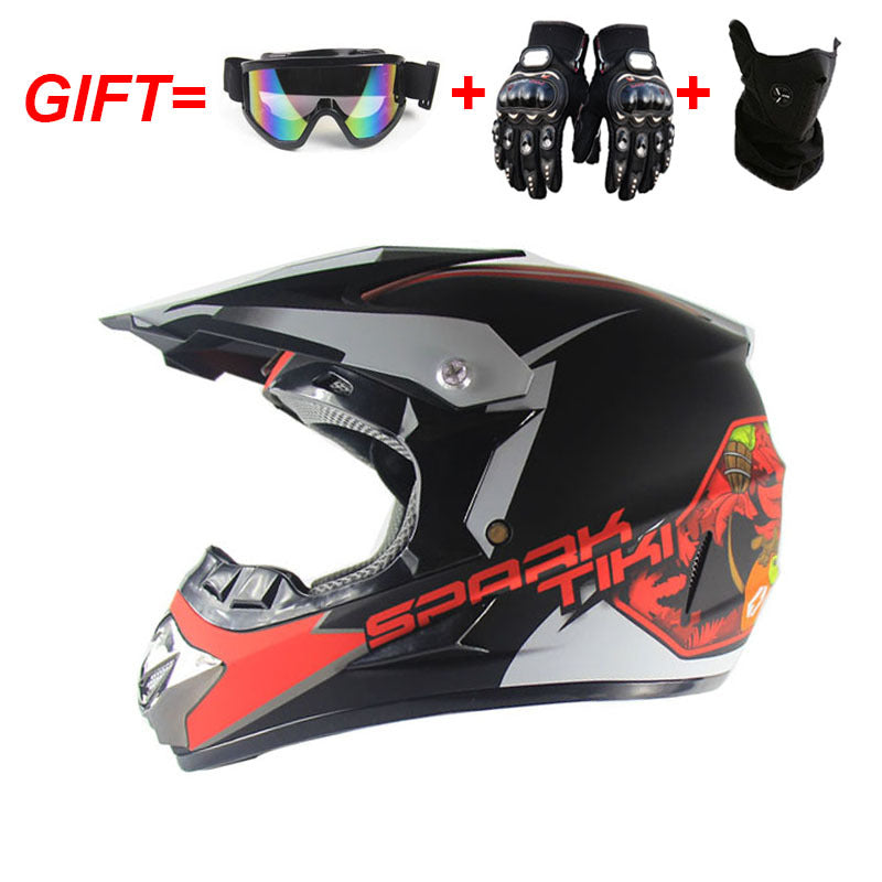 Electric cross country helmet