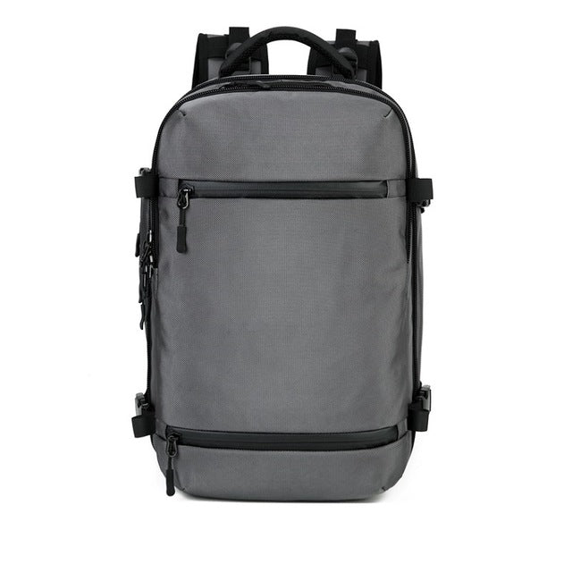 Outdoor multi-function usb backpack male