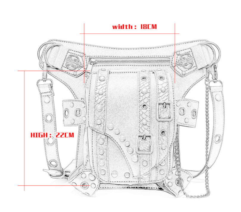 Rock locomotive chain bag