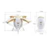 Wireless Transformable Egg Drone G-Sensor Folding RC Quadcopter W5 Aircaft