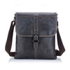 Leather Cowhide Vertical Business Crossbody Bag