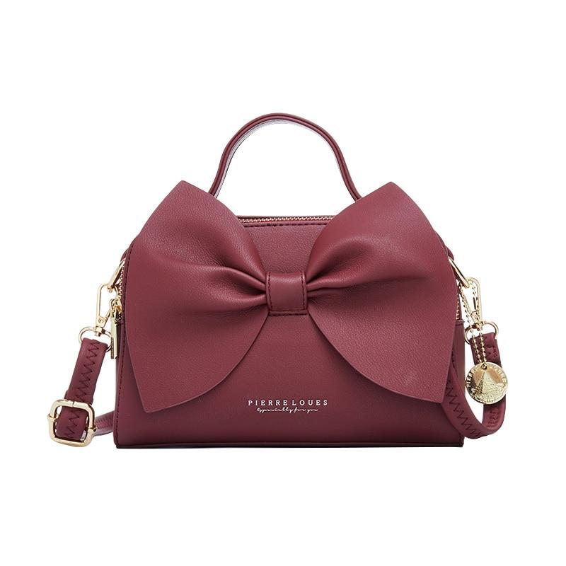 women's bow shoulder bag