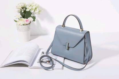 2021 spring and summer new simple portable handbag leather bag shoulder Messenger bag
