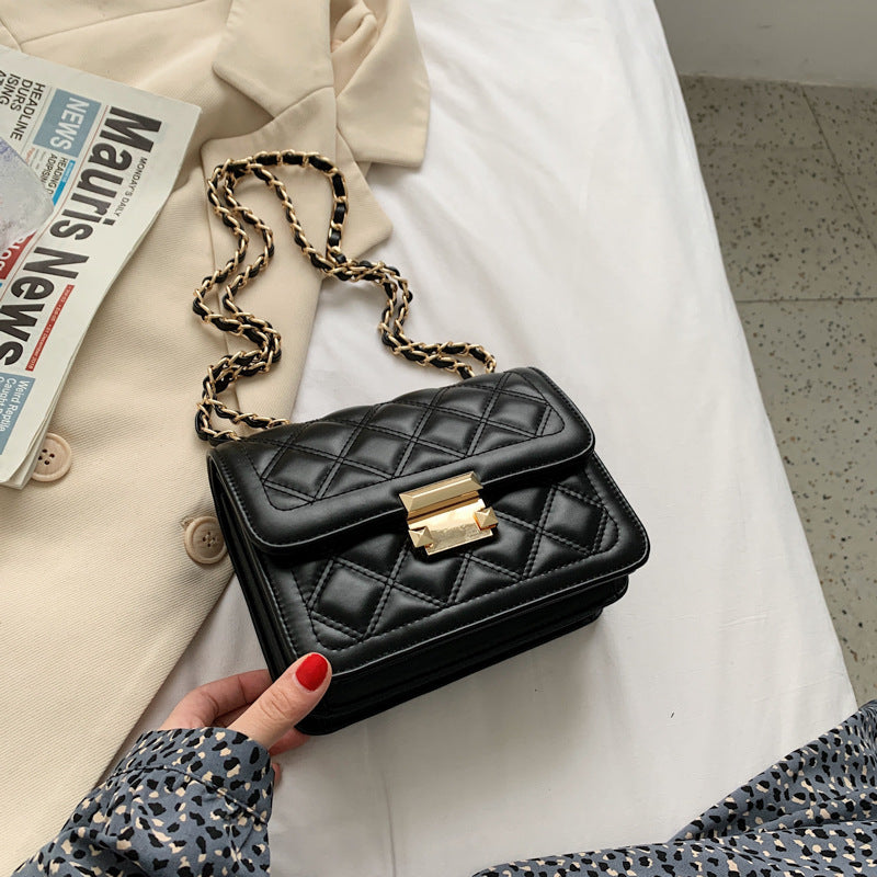 Fashion Ladies Rhombic Chain Shoulder Bag