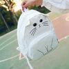 New funny cat canvas backpack casual female backpack