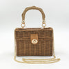 Xiaoxiangfeng spot messenger straw bag