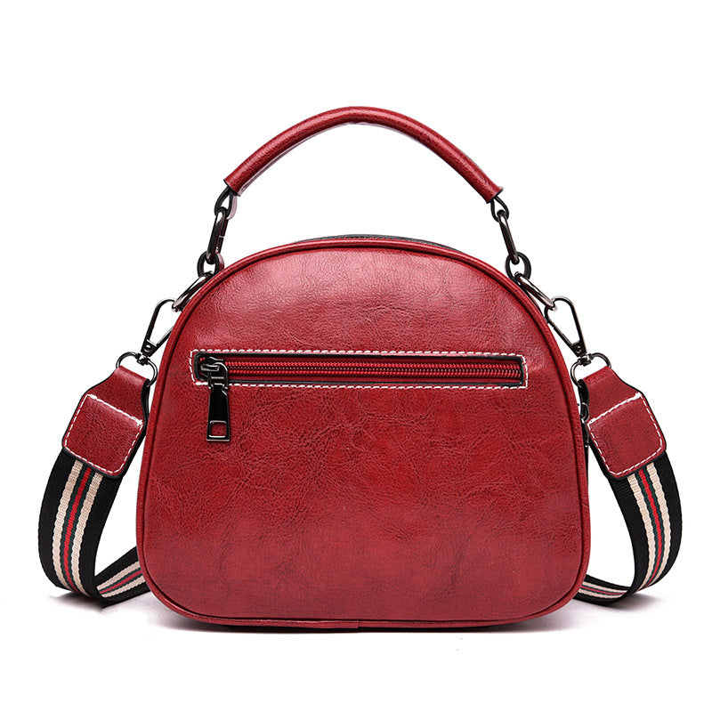 New simple and versatile fashion stitching handbags