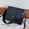 Western chic broadband messenger bag women