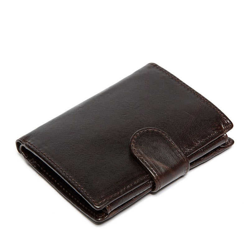 Short cowhide wallet