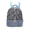 Fashionable personality stitching ladies all-match backpack