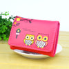 Cute cartoon owl clutch