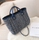 Plaid cloth handbag Fashion big bag Spring and summer new chain shoulder bag tide small fragrance handbag