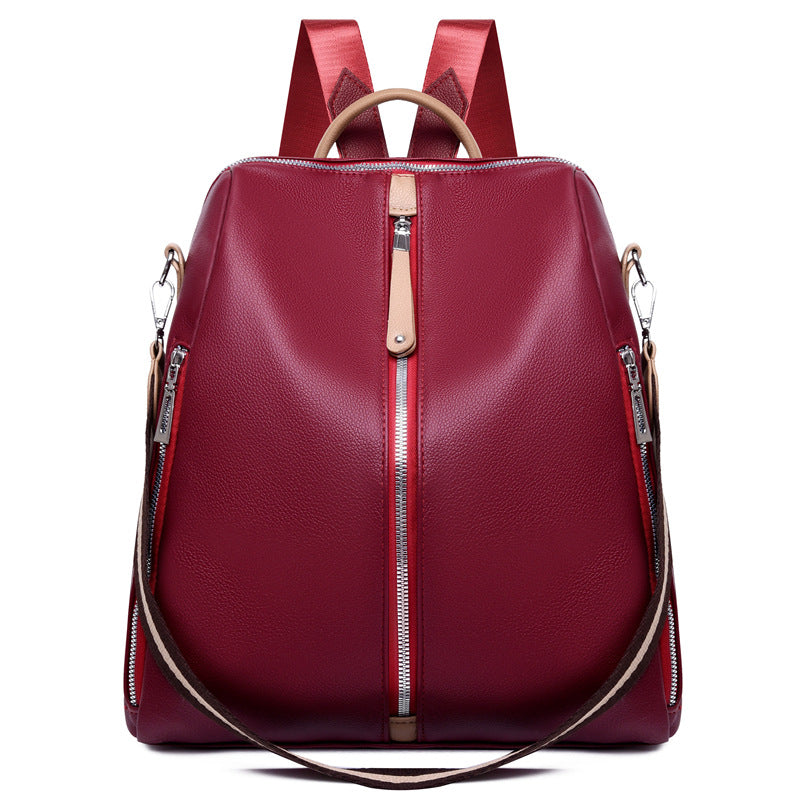 Ladies Casual European And American Style Anti-theft Backpack