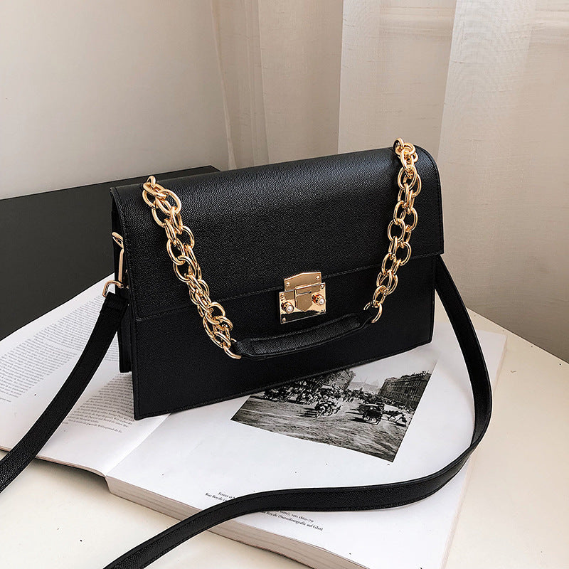 Small square bag chic fashion simple and versatile one-shoulder messenger female bag