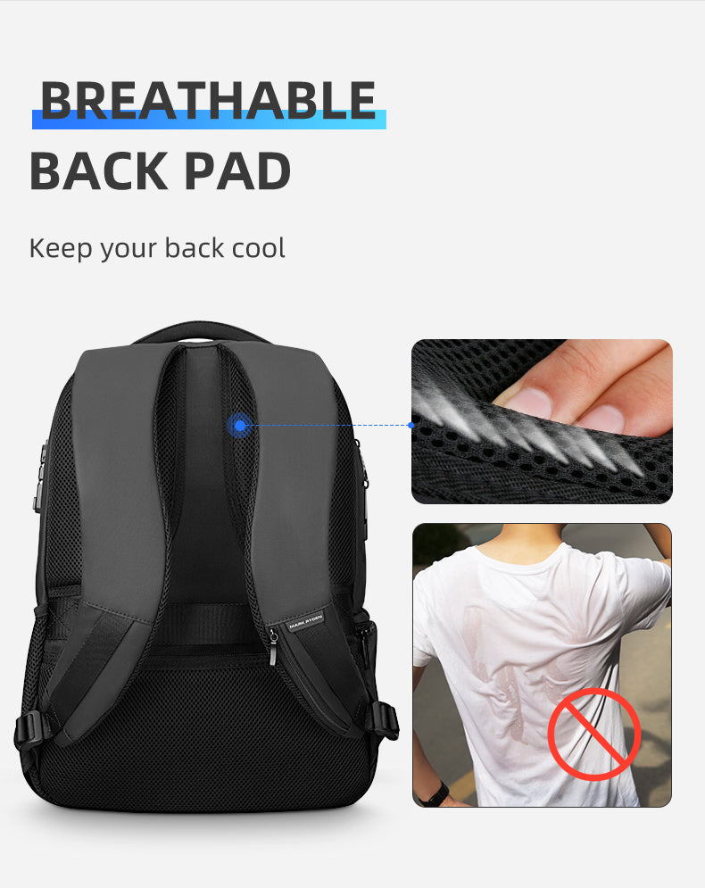 Large capacity anti-theft backpack