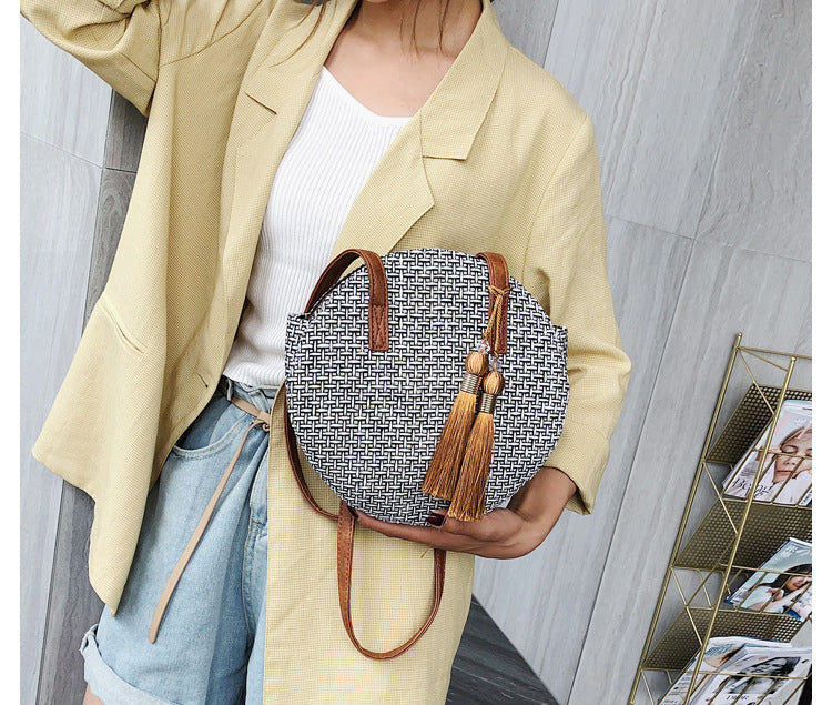 Straw handbag