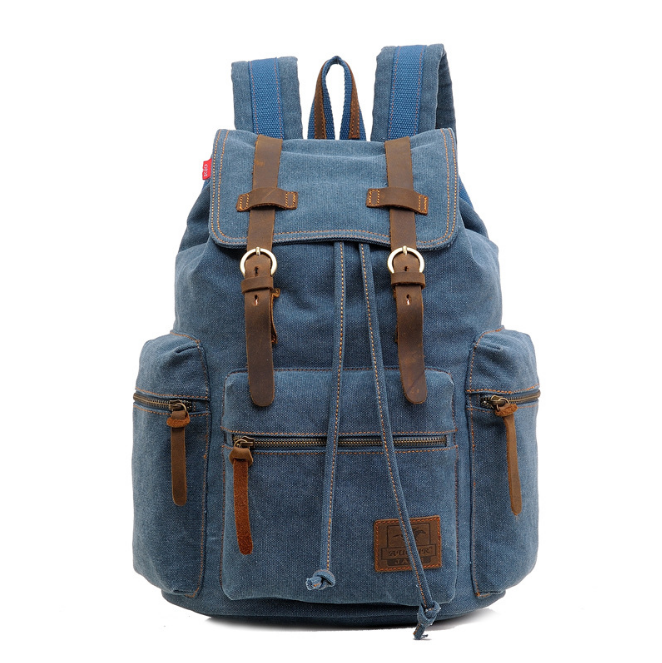 men's backpack vintage canvas backpack