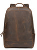 Leather men's backpack leather travel backpack