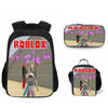 New Roblox Game 3-Piece Large Capacity Backpack