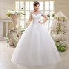 2021Wedding Dress Lace Shoulder Slim Fit Big Code