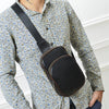 Wholesale 2021 new PU Leather Men's chest pack fashionable leisure Xiekua package Chaonan retro single shoulder bag