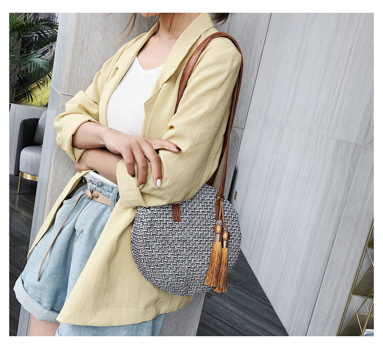 Straw handbag