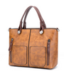 Vintage PU Shoulder Bag Female Causal Totes