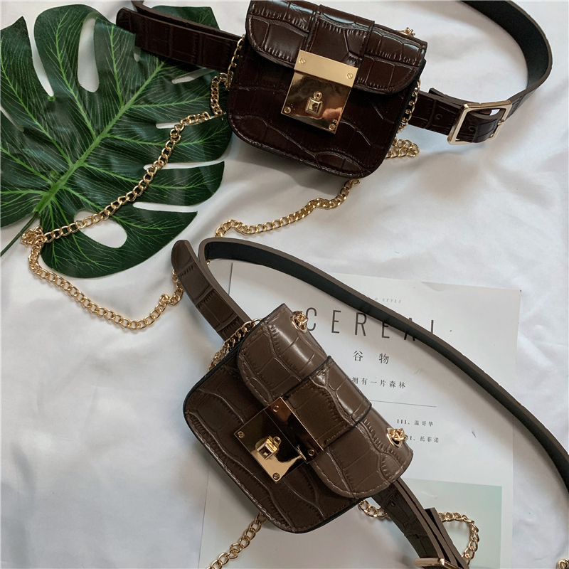 Chain cool  belt bag