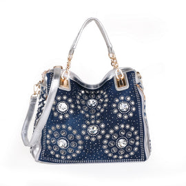 New European And American Fashion Denim Shoulder Bag