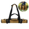 Wet wax canvas waterproof logging bag