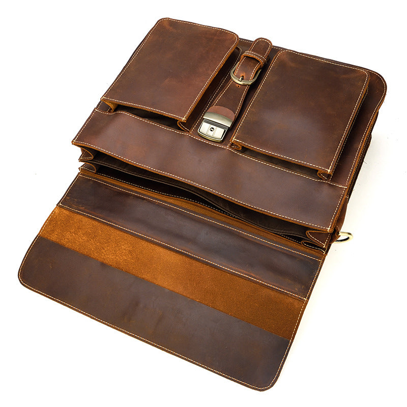 Men's leather briefcase