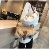 Plush Large Bag Women's Large Capacity Shoulder Bag