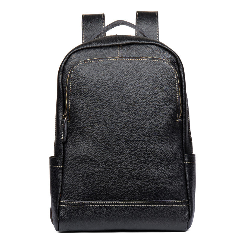 Leather men's backpack leather travel backpack